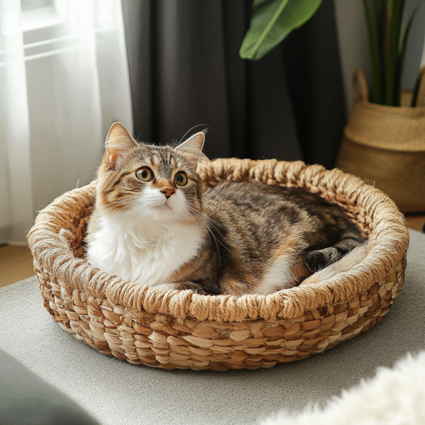 Cotton Rope Natural Cat Bed V2