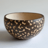 Abstract Pattern Engraved Coconut Bowl