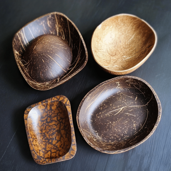 Coconut Shell Dish - Various Shapes - Image 3
