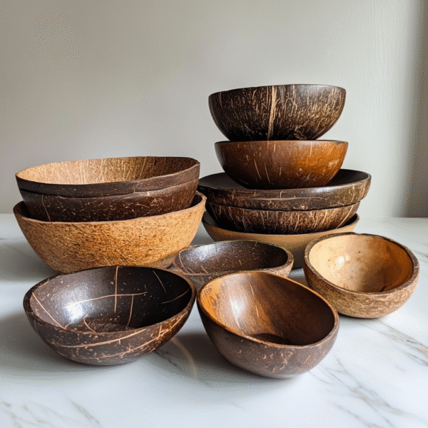 Coconut Shell Dish - Various Shapes - Image 4