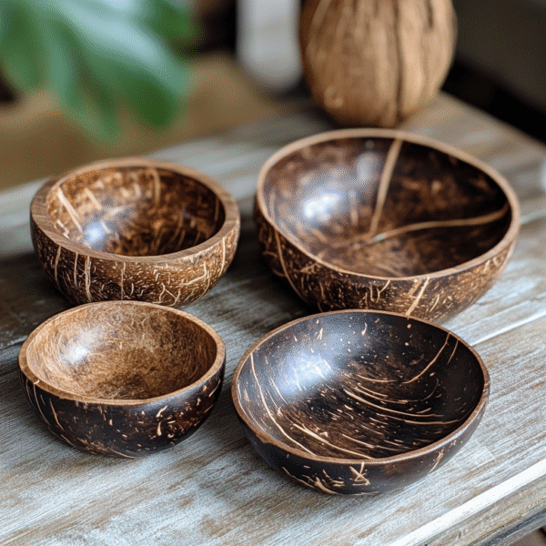 Coconut Shell Dish - Various Shapes - Image 5
