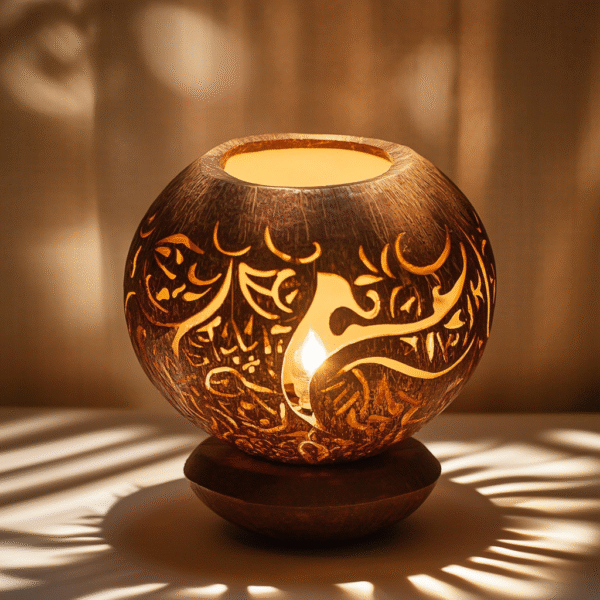 Coconut Shell Lamp
