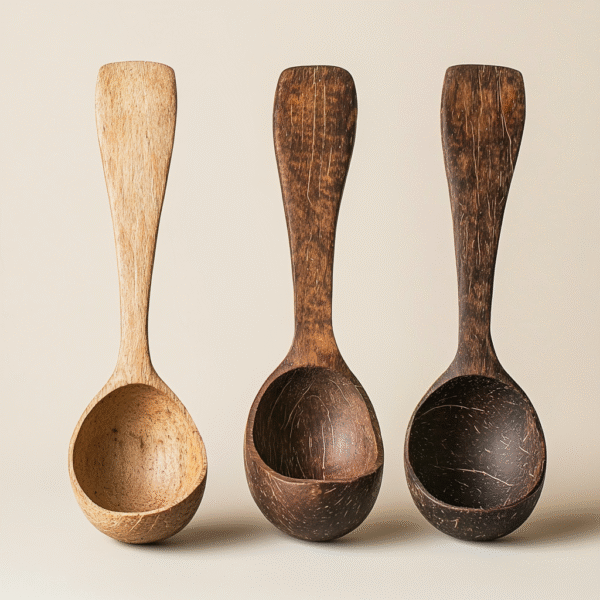 Coconut Wood Utensils - Various Shapes - Image 5