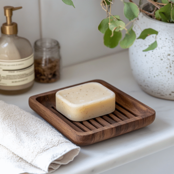 Coconut Wood Soap Tray - Image 2