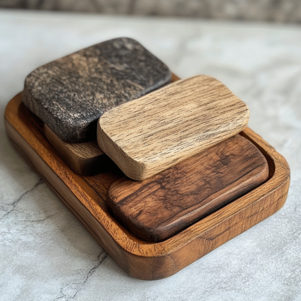 Coconut Wood Soap Tray - Image 3