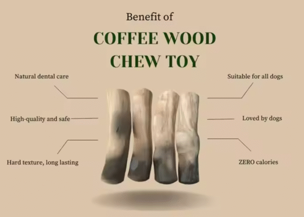 Coffee Tree Wood Chew Sticks for Dogs