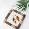 Fashionable Wooden Earrings D6
