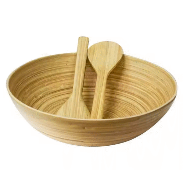 Eco-Friendly Bamboo Bowls and Plates D2