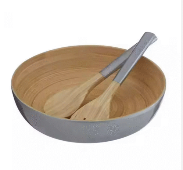 Eco-Friendly Bamboo Bowls and Plates D1