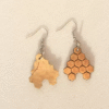 Fashionable Wooden Earrings D4