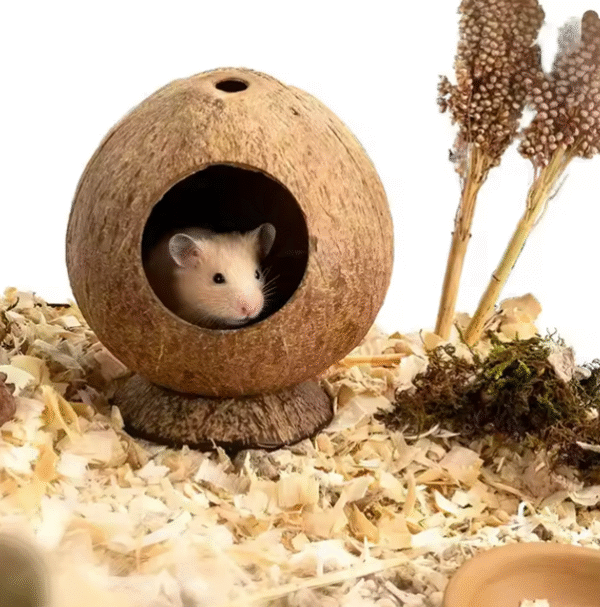 Coconut Hamster Hut