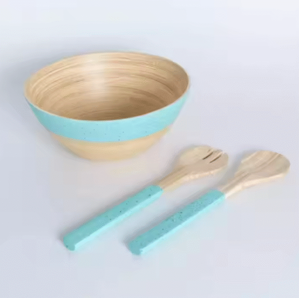 Eco-Friendly Bamboo Bowls and Plates D19