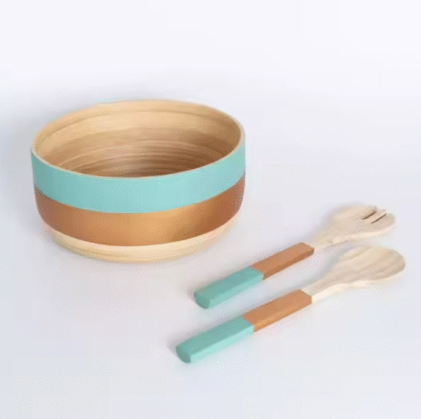 Eco-Friendly Bamboo Bowls and Plates D18