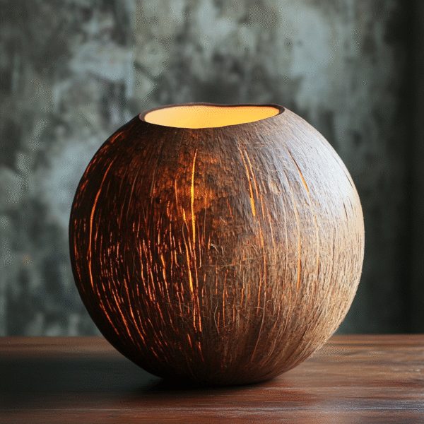 Coconut Shell Lamp V11