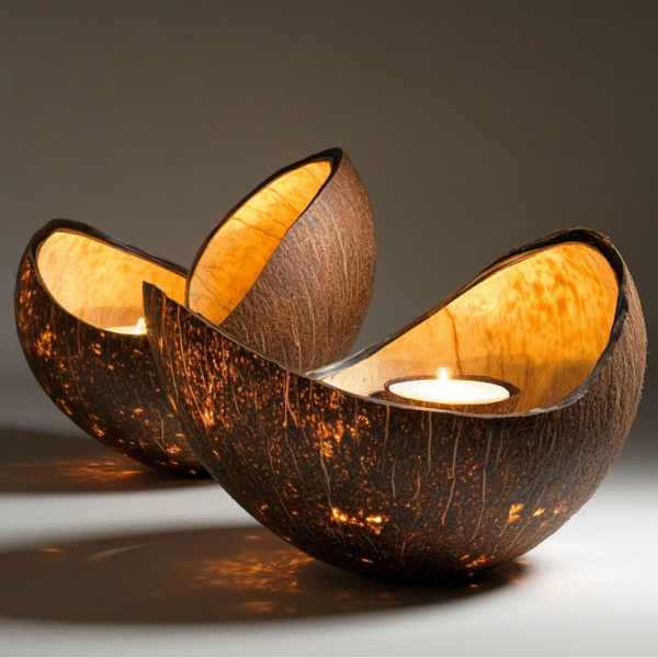 Coconut Shell Lamp V2