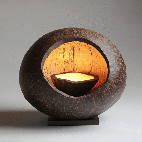 Coconut Shell Lamp V12